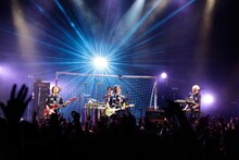 the telephones「KICK OFF DISCO!!!2014」の様子。（Photo by Yuki Kawamoto）