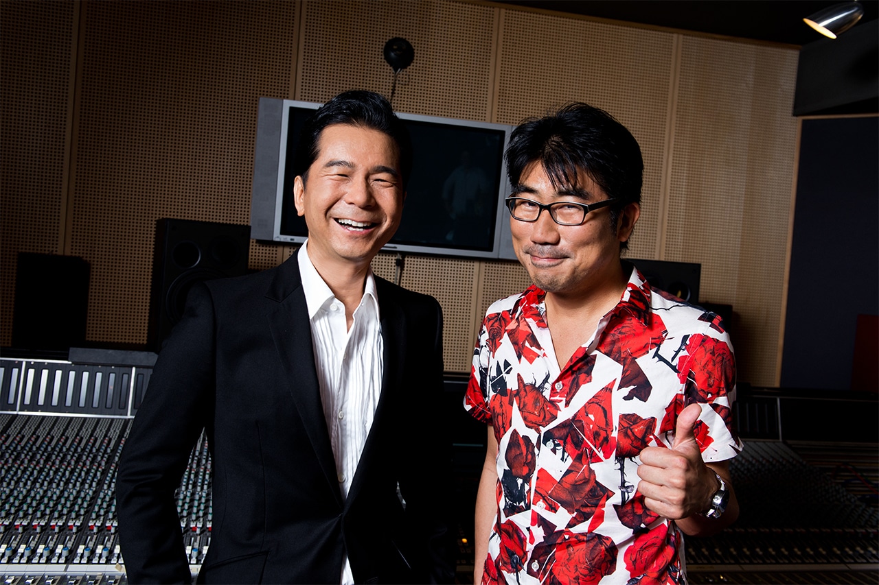左から中村正人（DREAMS COME TRUE）と亀田誠治。