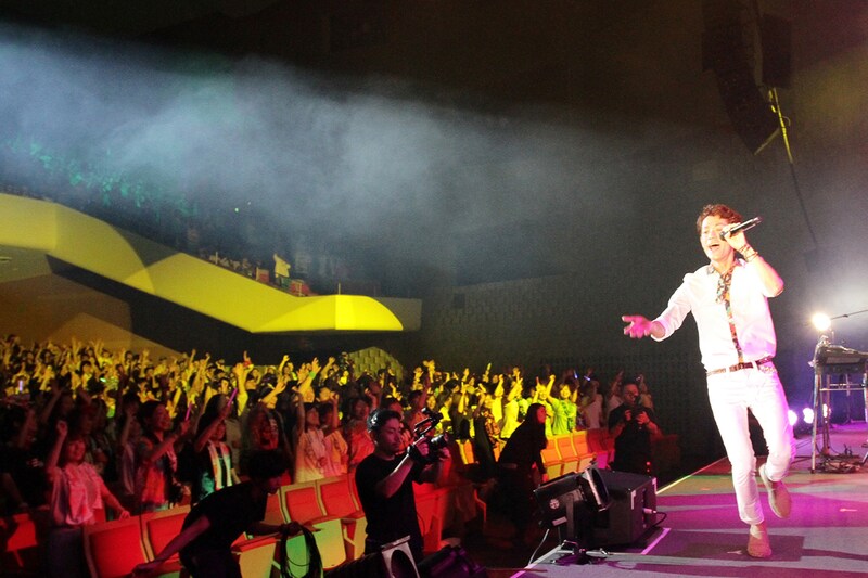 本日7月15日に行われた「HY HAI-SAI GLOCAL TOUR 2014」東京・渋谷公会堂公演の様子。（撮影：駒井夕香）