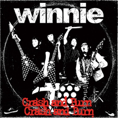 winnie「crash and burn」ジャケット