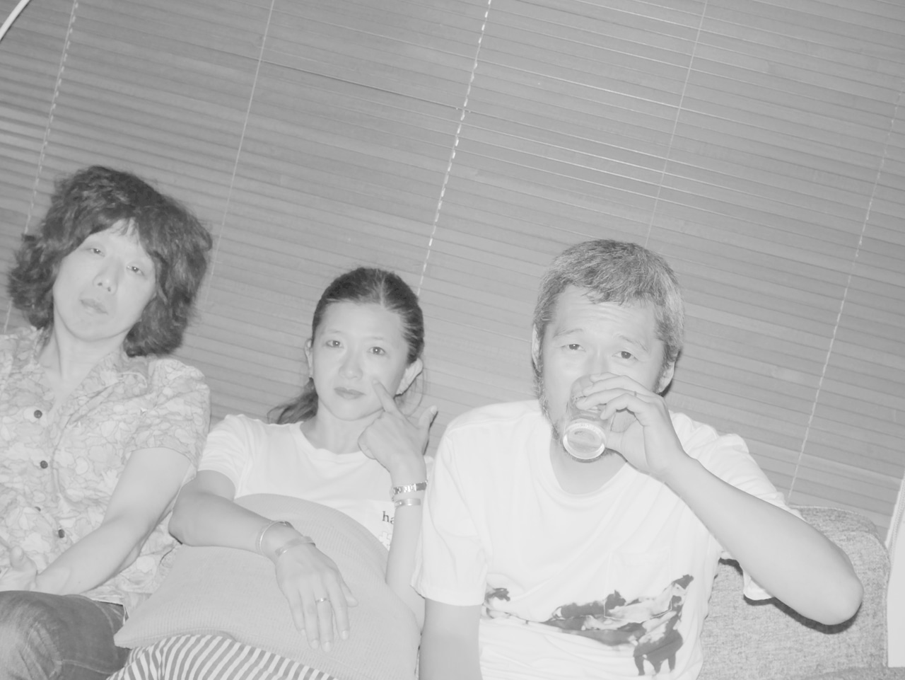 左から坂本慎太郎、古田泰子、五木田智央。