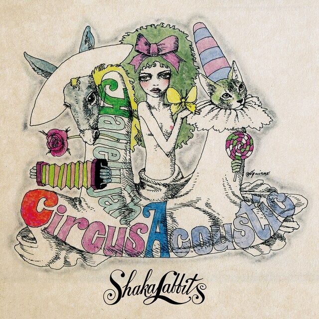 SHAKALABBITS「Hallelujah Circus Acoustic」ヴィレッジヴァンガード限定盤ジャケット