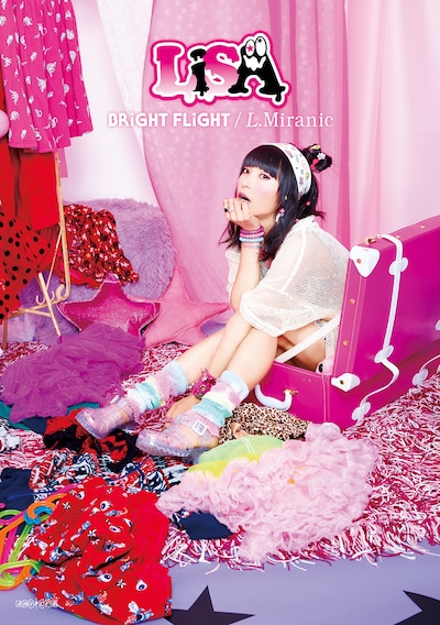 LiSA「BRiGHT FLiGHT / L.Miranic」完全生産限定盤ジャケット
