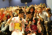 7月17日に行われた「ゆるしゃち特別編“チームしゃちほこのリクエストアワード”劇場版」上映後トークイベントの様子。