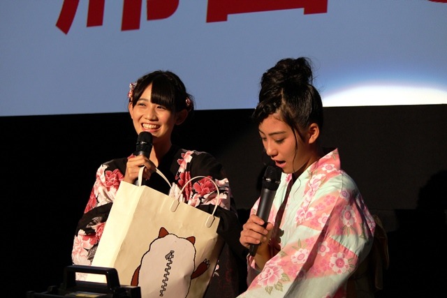 7月17日に行われた「ゆるしゃち特別編“チームしゃちほこのリクエストアワード”劇場版」上映後トークイベントの様子。