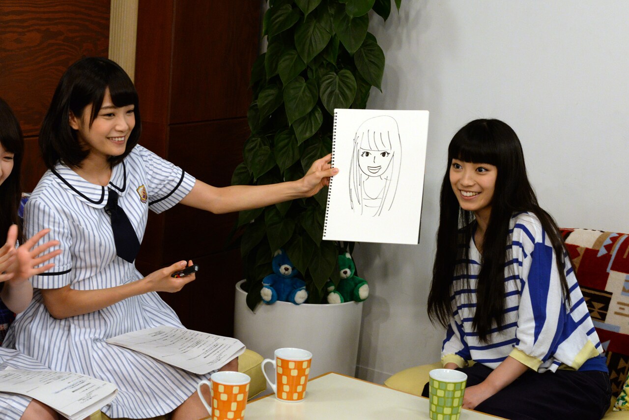 乃木坂46深川、大好きなmiwaの似顔絵に挑戦