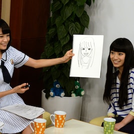乃木坂46深川、大好きなmiwaの似顔絵に挑戦