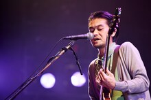 堀込泰行「YASUYUKI HORIGOME LIVE2014」東京公演の様子。（撮影：立脇卓）