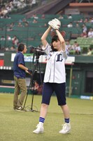 南波投手の投球フォーム。