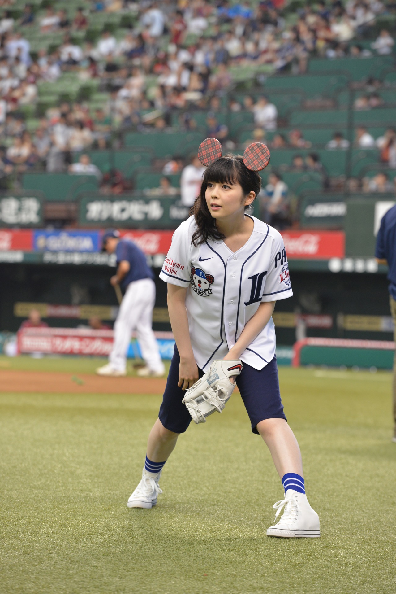 南波投手の投球フォーム。