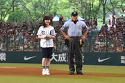 マウンドに立つ南波投手。