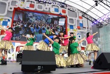 私立恵比寿中学「めざましライブ」の様子。