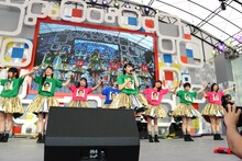 私立恵比寿中学「めざましライブ」の様子。