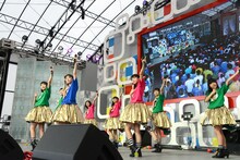 私立恵比寿中学「めざましライブ」の様子。