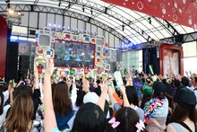 私立恵比寿中学「めざましライブ」の様子。