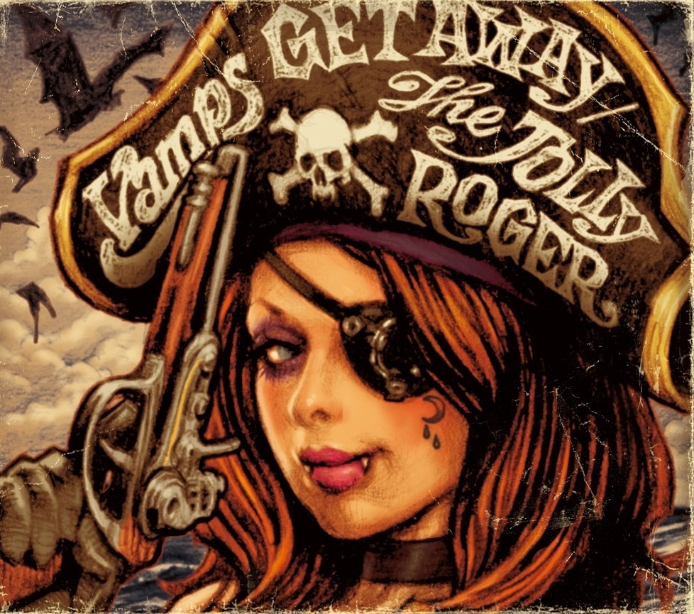 VAMPS「GET AWAY / THE JOLLY ROGER」初回限定盤Aジャケット