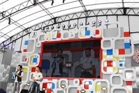 SUPER JUNIOR DONGHAE & EUNHYUKが出演した「めざましライブ」の模様。