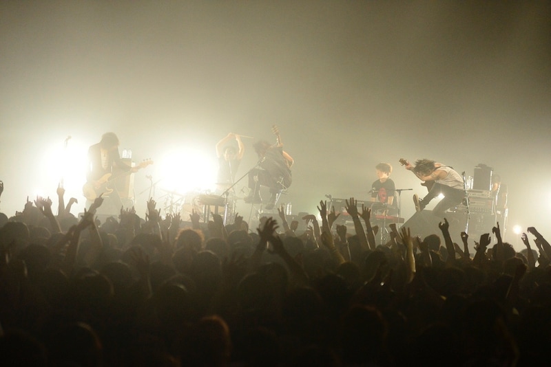 the HIATUS「Keeper Of The Flame Tour 2014」東京・新木場STUDIO COAST公演の様子。