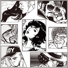 師岡とおるのイラストが使われた一青窈の最新アーティスト写真。