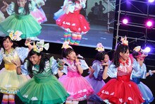 チームしゃちほこ「CBCラジオ夏まつり2014」の様子。