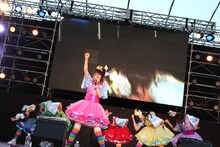チームしゃちほこ「CBCラジオ夏まつり2014」の様子。
