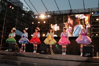 チームしゃちほこ「CBCラジオ夏まつり2014」の様子。