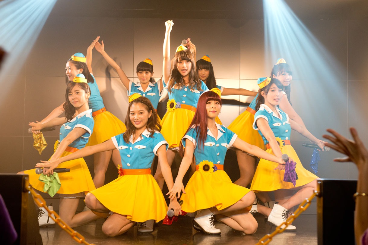 PASSPO☆「向日葵」リリースイベントの様子。