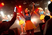 PASSPO☆「向日葵」リリースイベントの様子。