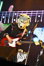 MAN WITH A MISSION「Tales of Purefly Tour 2014」千葉・幕張メッセ公演の様子。