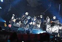 MAN WITH A MISSION「Tales of Purefly Tour 2014」千葉・幕張メッセ公演の様子。