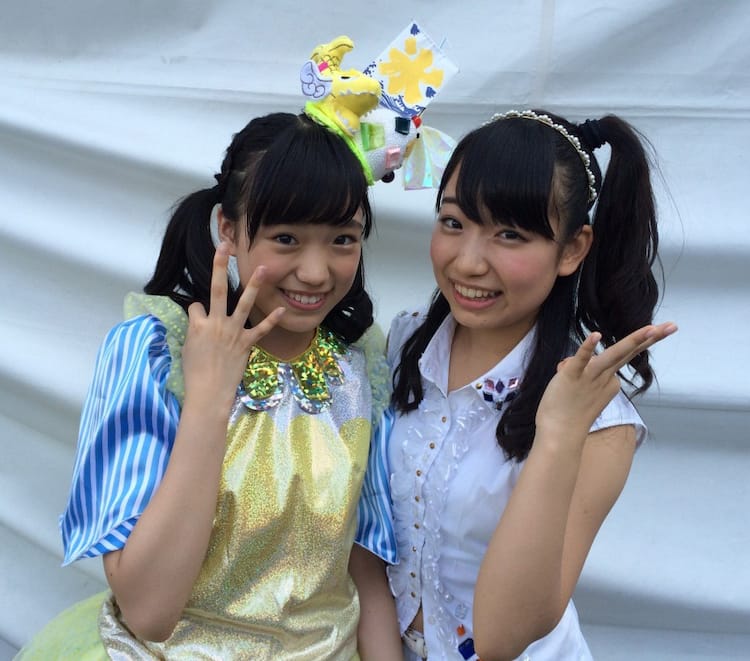 父歓喜！GEM千咲美＆しゃち千由李、姉妹共演 - 音楽ナタリー