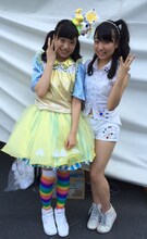 左から伊藤千由李（チームしゃちほこ）、伊藤千咲美（GEM）。