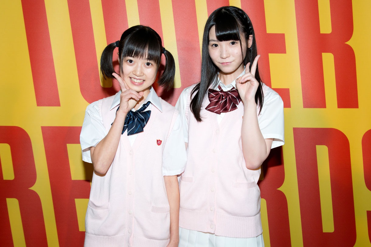 左から新メンバーの今野穂乃花、川音希。