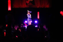 「すみれコード」を歌う上坂すみれ。