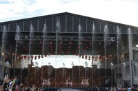 本日8月2日に開催された「エビ中 夏のファミリー遠足 略してファミえん in 山中湖2014」の様子。