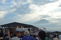 本日8月2日に開催された「エビ中 夏のファミリー遠足 略してファミえん in 山中湖2014」の様子。