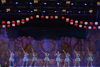 本日8月2日に開催された「エビ中 夏のファミリー遠足 略してファミえん in 山中湖2014」の様子。