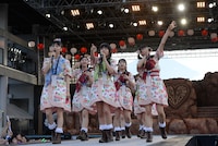 本日8月2日に開催された「エビ中 夏のファミリー遠足 略してファミえん in 山中湖2014」の様子。