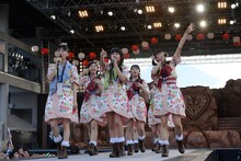 本日8月2日に開催された「エビ中 夏のファミリー遠足 略してファミえん in 山中湖2014」の様子。