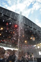 私立恵比寿中学「エビ中 夏のファミリー遠足　略してファミえん in 山中湖」の様子。