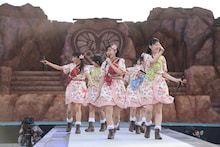 私立恵比寿中学「エビ中 夏のファミリー遠足　略してファミえん in 山中湖」の様子。