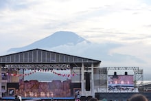 私立恵比寿中学「エビ中 夏のファミリー遠足　略してファミえん in 山中湖」の様子。