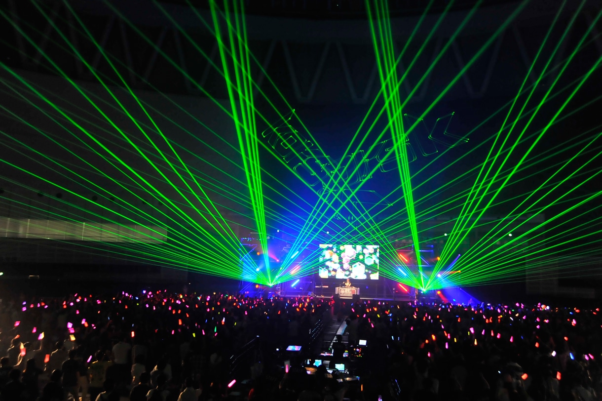 「EXIT TUNES ACADEMY -EXIT TUNES 11th ANNIVERSARY SPECIAL-」埼玉・さいたまスーパーアリーナ公演“ゲーレボステージ”の様子。