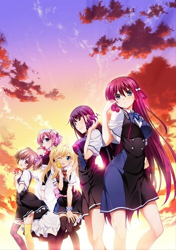 アニメ「グリザイアの果実」キービジュアル (c) Frontwing / Project GRISAIA