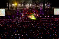 「NANA MIZUKI LIVE FLIGHT 2014」横浜スタジアム公演の様子。（撮影：上飯坂一）