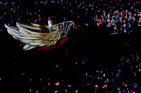 「NANA MIZUKI LIVE FLIGHT 2014」横浜スタジアム公演の様子。（撮影：上飯坂一）