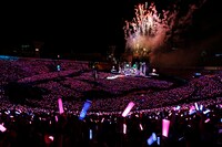 「NANA MIZUKI LIVE FLIGHT 2014」横浜スタジアム公演の様子。（撮影：上飯坂一）