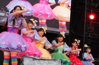 チームしゃちほこ「MUSIC LIFE' 14 in 長崎」出演時の様子。