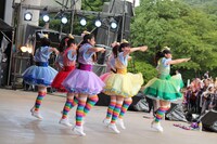 チームしゃちほこ「MUSIC LIFE' 14 in 長崎」出演時の様子。