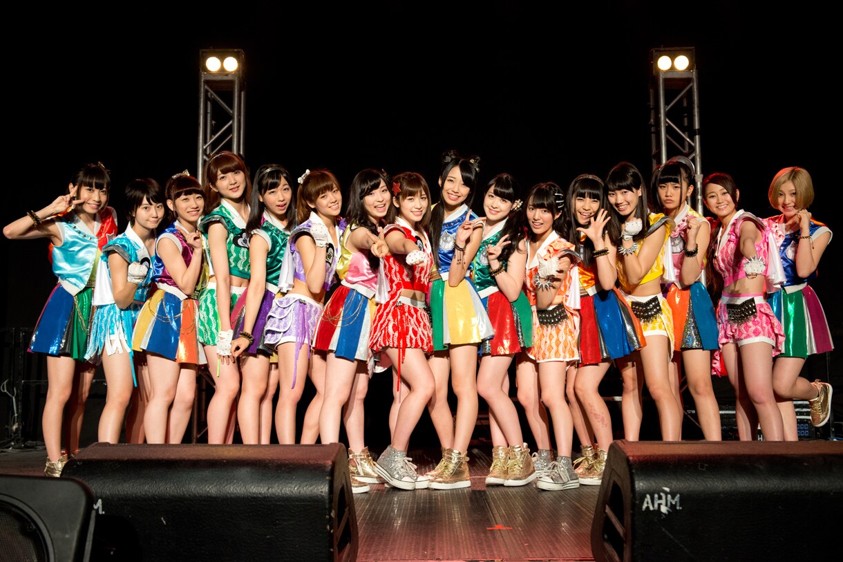 アップアップガールズ（仮）とCheeky Paradeのコラボユニット・アップアップパレード（仮）。